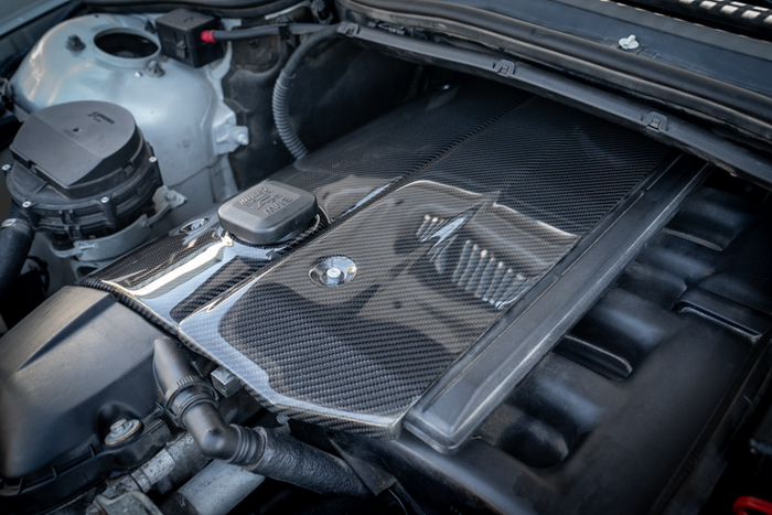 BMW E46 M54 Carbon Fuel Rail Cover - 13531707404-Engine Accessories-grip-drift-No - Don't Add Engine Cover-Garagistic-bmw