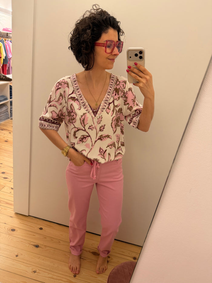Bobby broek roze