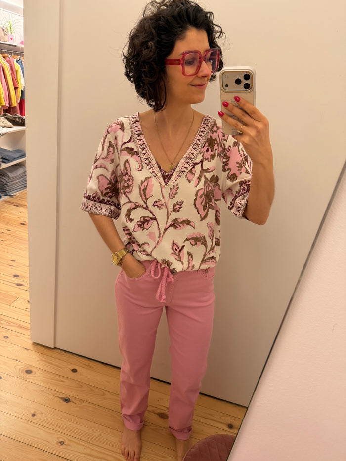 Bobby broek roze