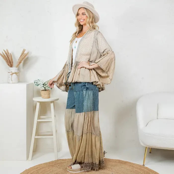 Boho Frill & Flow Kimono