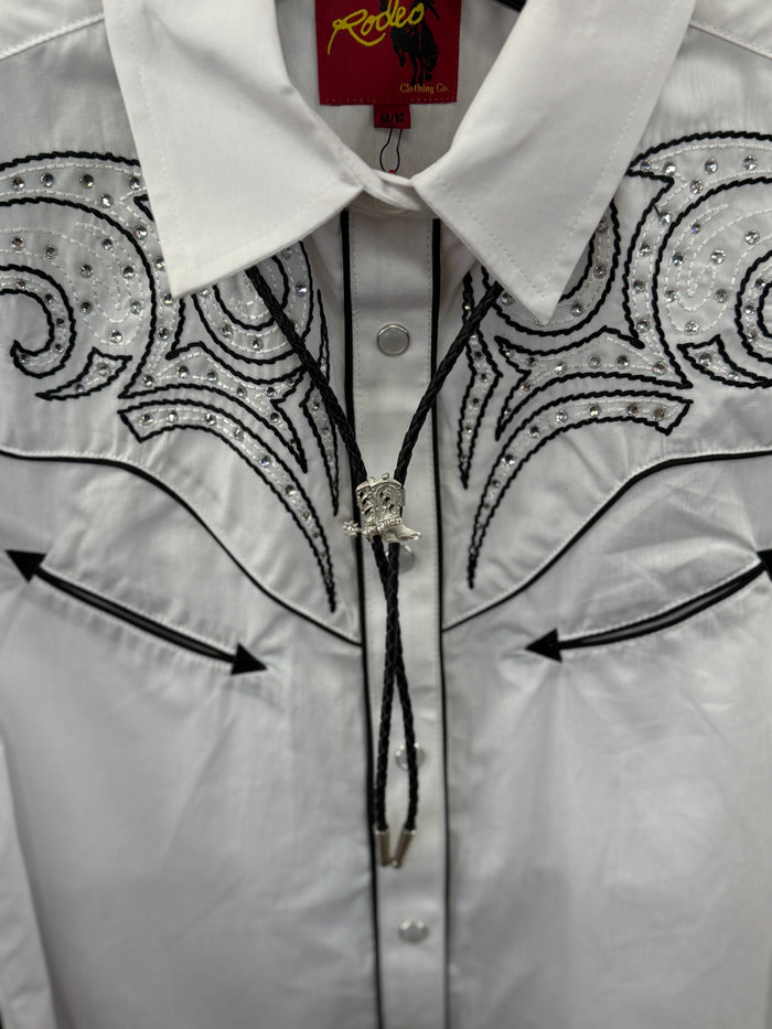 Bolo- Silver Jeweled