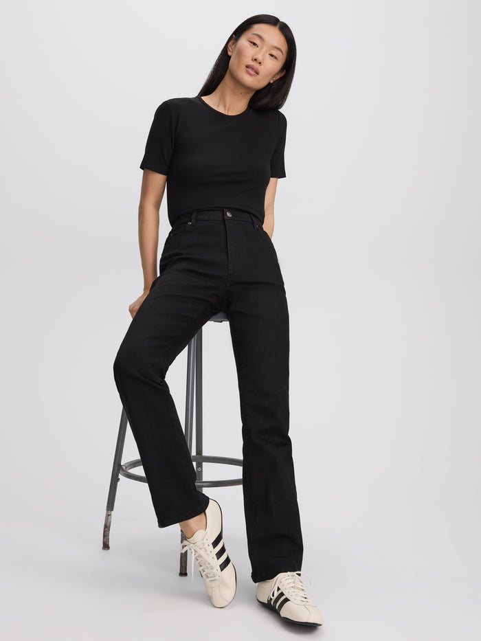 Boot-Leg Mid-Rise Jean