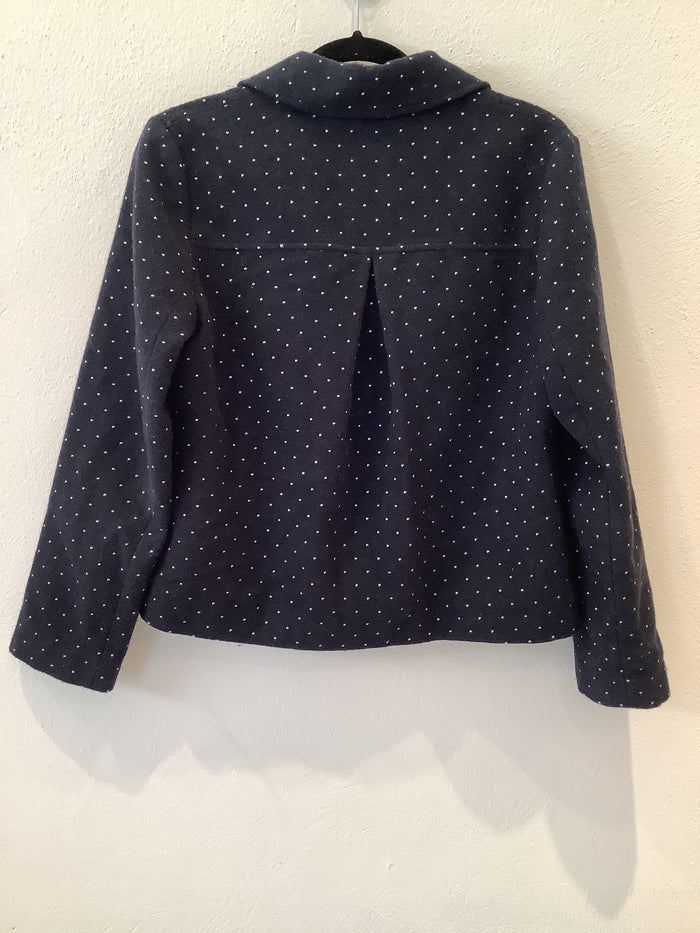Boutique by Jaegar Navy Polka Dot Skirt Suit  Size 10