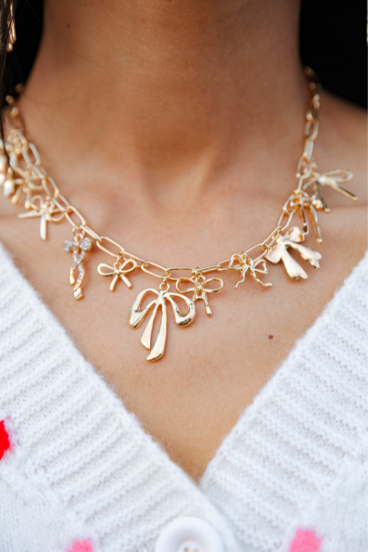 Bow-tifully Charming Necklace