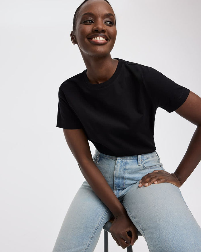 Boyfriend Crew-Neck T-Shirt - R Essentials