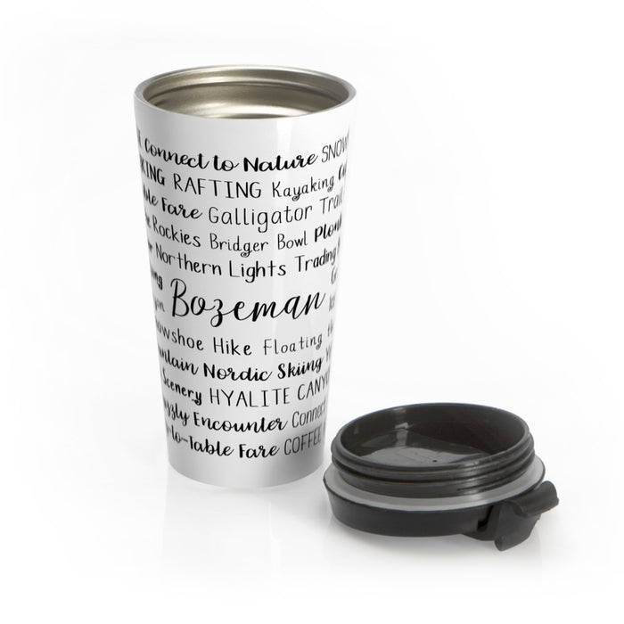 Bozeman, MT Travel Mug