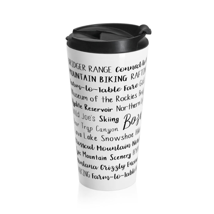 Bozeman, MT Travel Mug