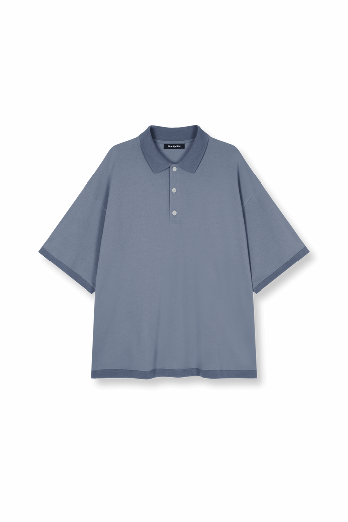 bp Polo Tee Retro Blue
