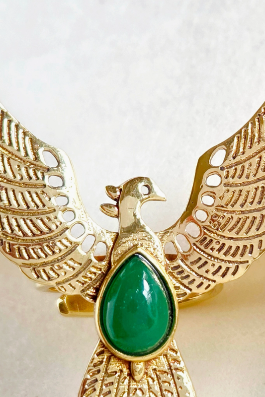 Brass Phoenix Ring