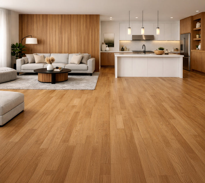 Brazilian Oak (Tauari) Solid Flooring 0.75″ x 5″ Prefinished Satin, $6.11/sqft - Advantage Lumber