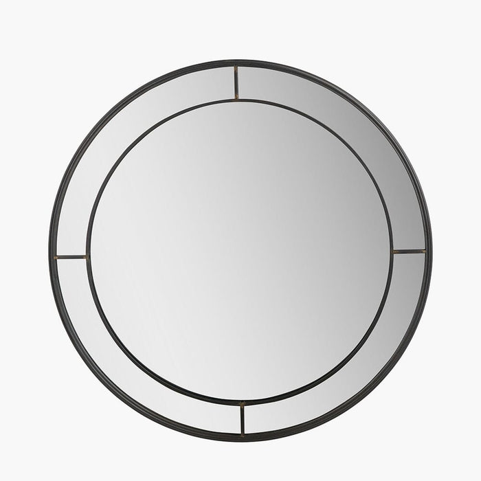 Bronx Antique Bronze Round Wall Mirror Accessories