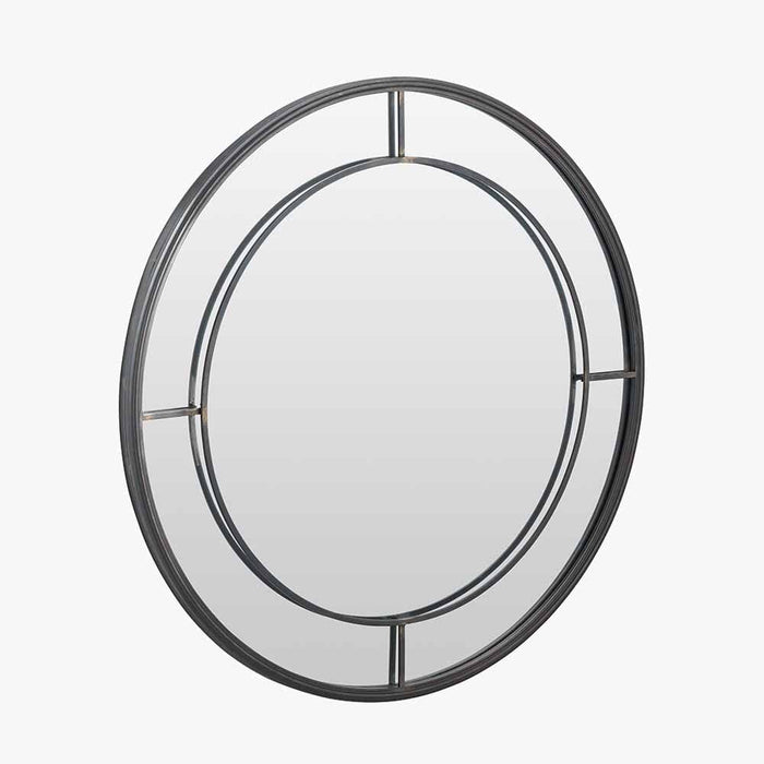 Bronx Antique Bronze Round Wall Mirror Accessories
