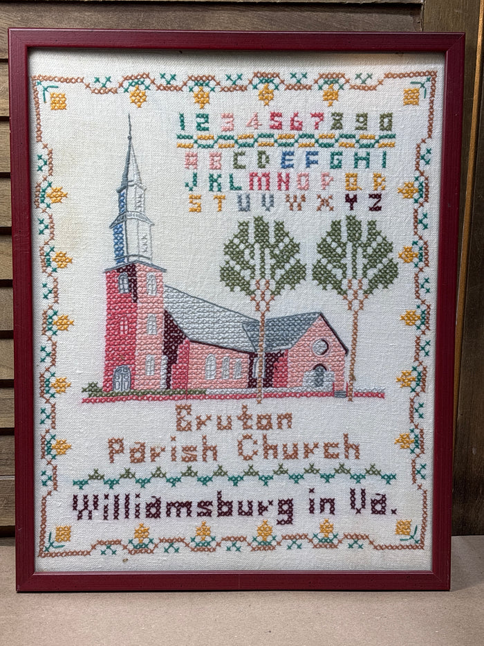 Bruton Parish Church Cross Stitch