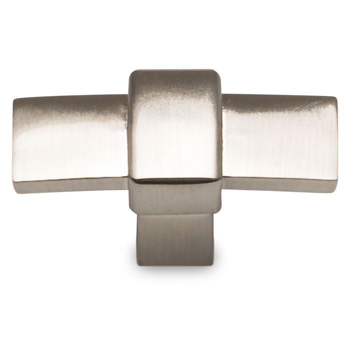 Buckle up T knob with matte design detail.