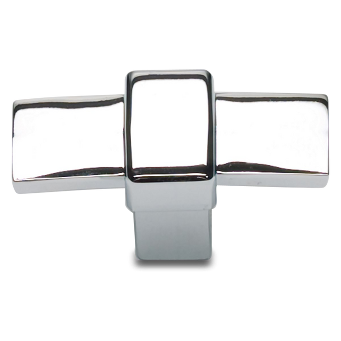 Buckle up T knob with matte design detail.