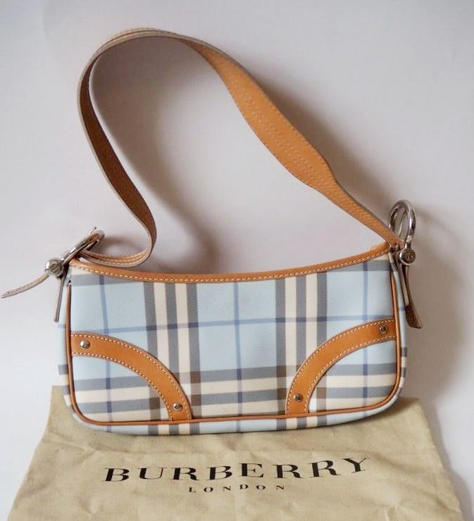 Burberry Blue Nova Check Leather strap