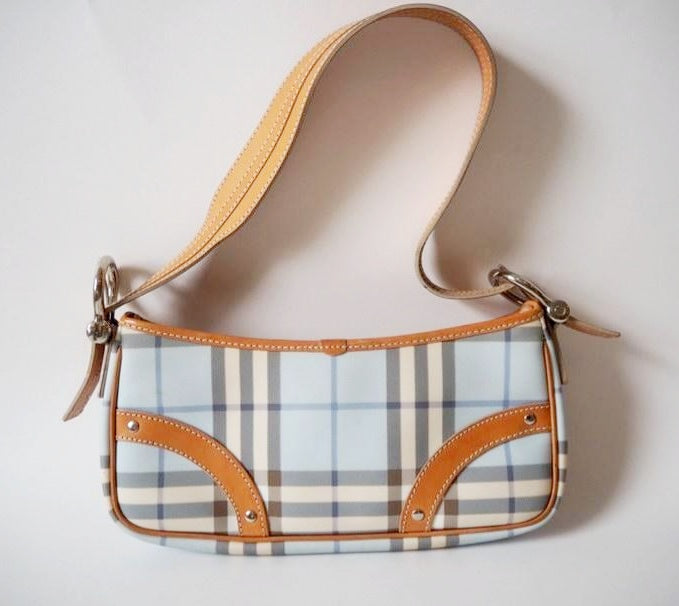 Burberry Blue Nova Check Leather strap