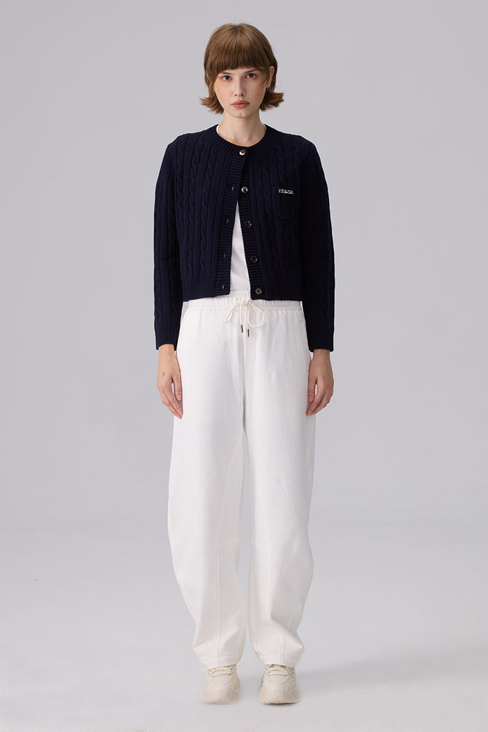 CABLE CARDIGAN