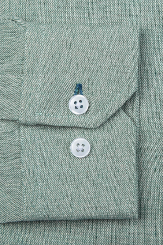 Caden Casual Fit Dress Shirt- Green