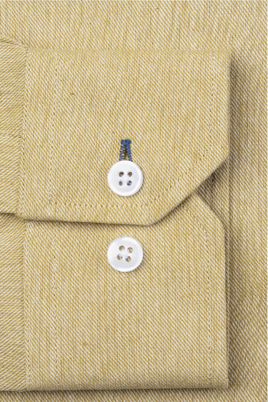 Caden Casual Fit Dress Shirt- Mustard
