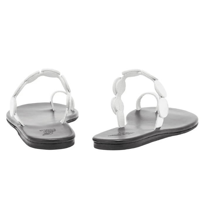 Sandals Ancient Greek Sandals Calisto Mirror Sandals Silver Apoella