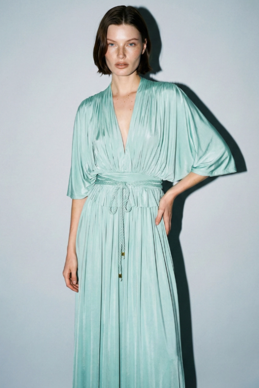 Calla Pleated Maxi Skirt