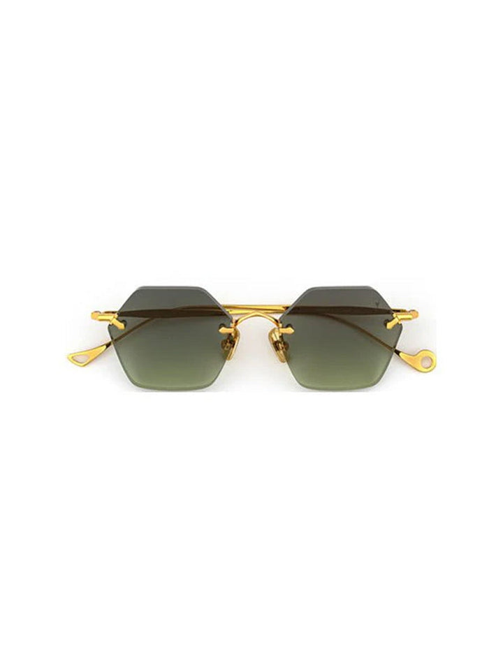Sunglasses Eyepetizer Carnaby Gold/Green Lenses O/S / Green Apoella