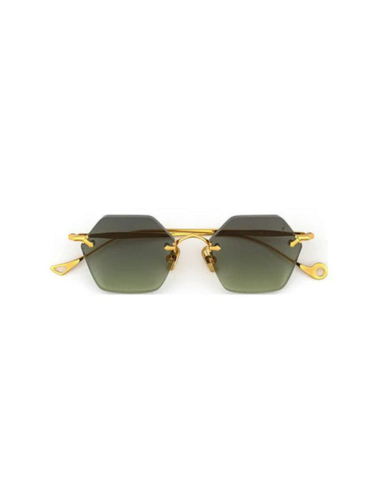 Sunglasses Eyepetizer Carnaby Gold/Green Lenses O/S / Green Apoella