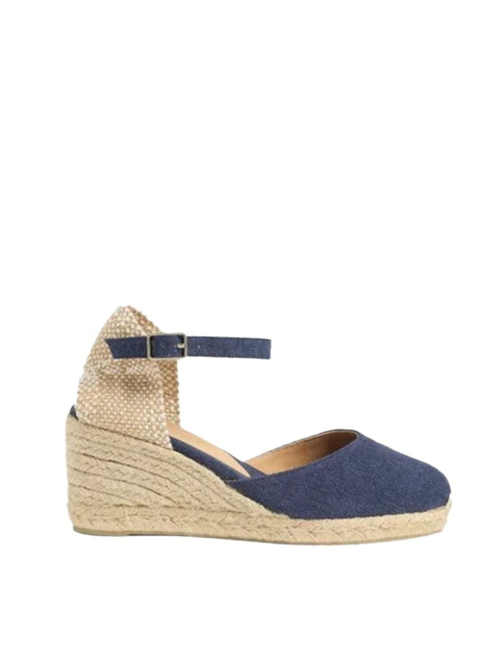 Wedges Castaner Carol 6 Wedge Espadrilles Azul Oxford Apoella