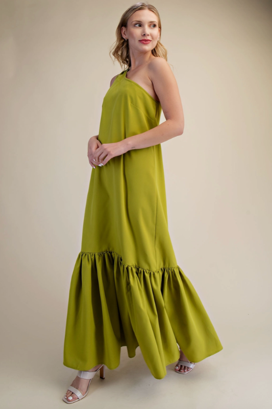 Cha Cha Maxi Dress - Lime