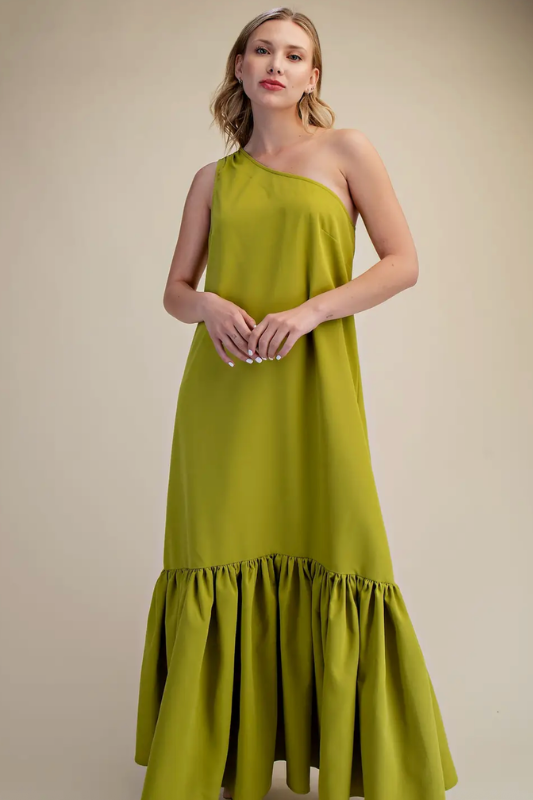 Cha Cha Maxi Dress - Lime
