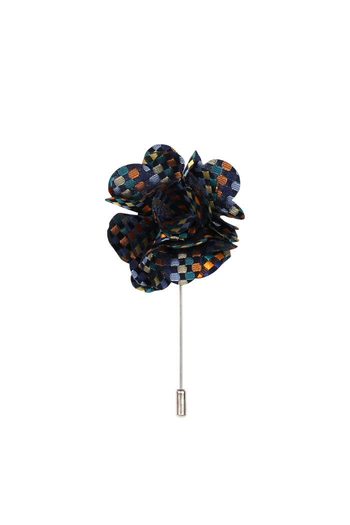 Checkpoint Flower Lapel Pin