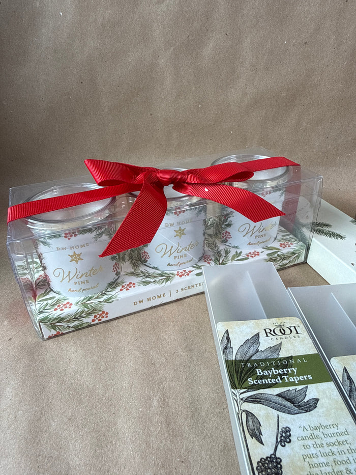 Christmas Candle Lot - Appears Unused
