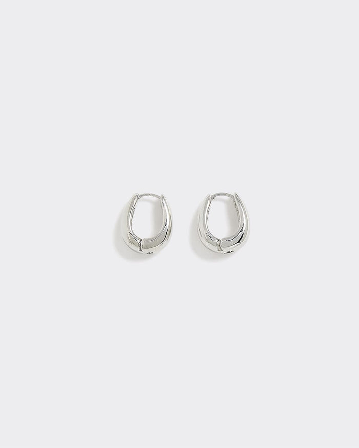 Chunky Oval Hoops