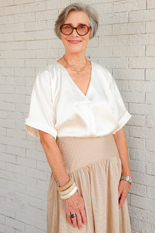 Clara Satin Blouse