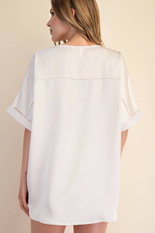 Clara Satin Blouse