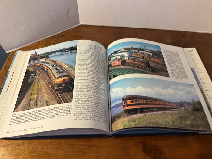 Classic American Railroads Hardcover Book
