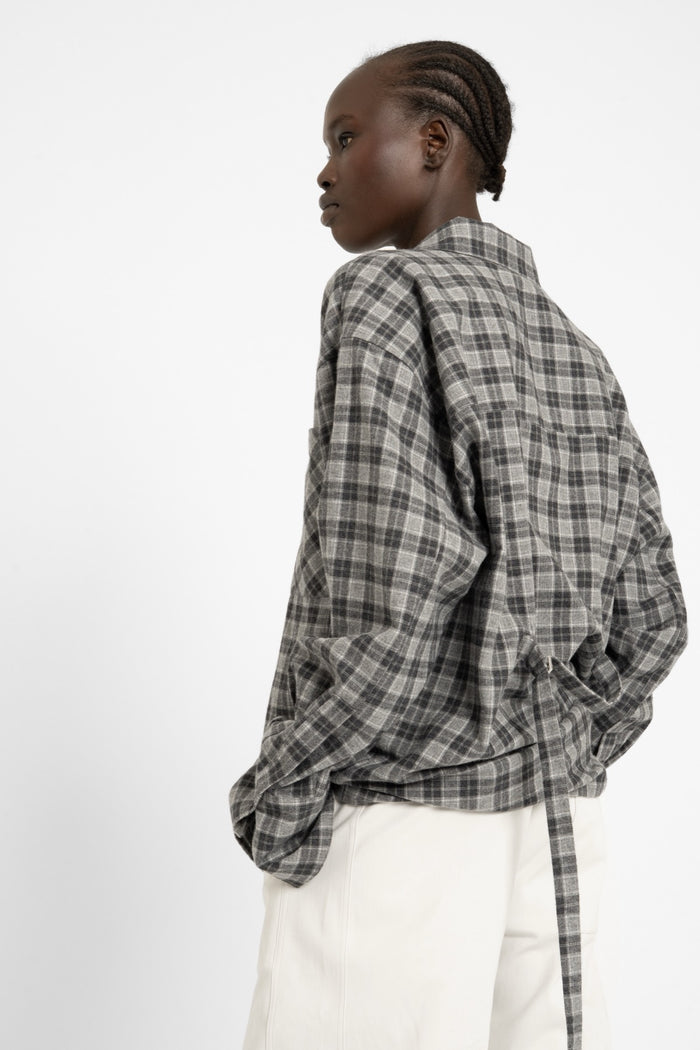 CLEAH Shirt Grey Checked