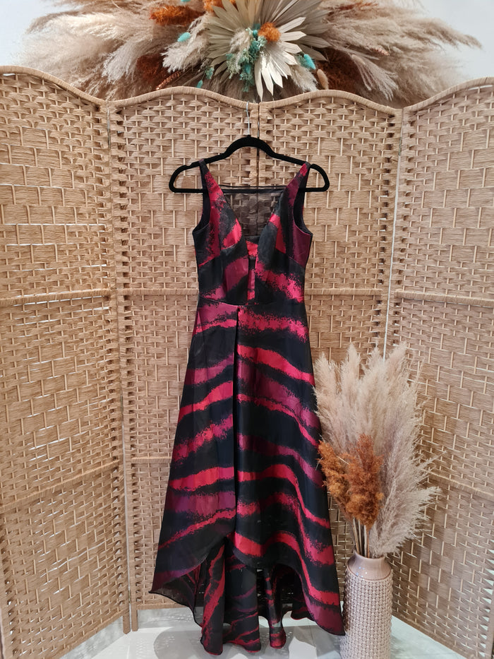 Coast Red/Black Dress Size 6
