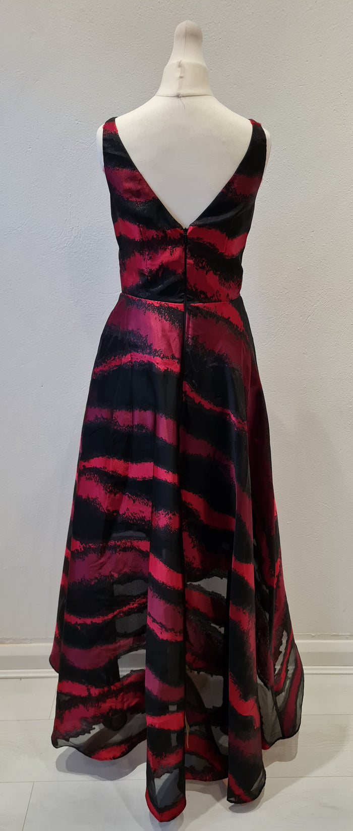 Coast Red/Black Dress Size 6