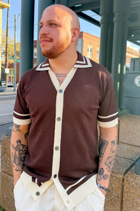 Cole Contrast Button-Up<br>***LAST ONE***