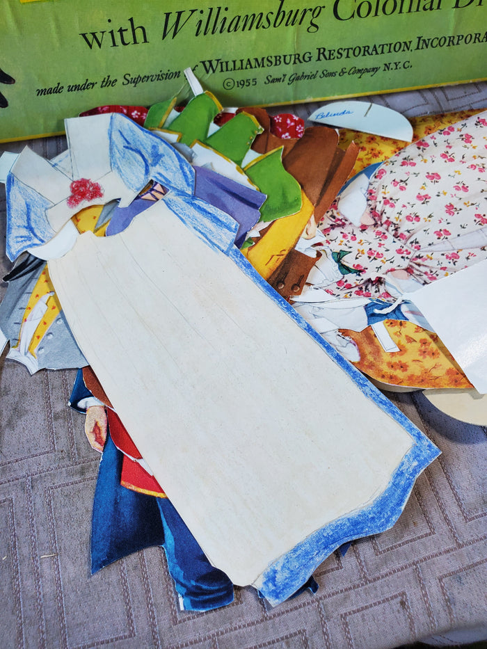 Colonial Williamsburg Paper Doll Set