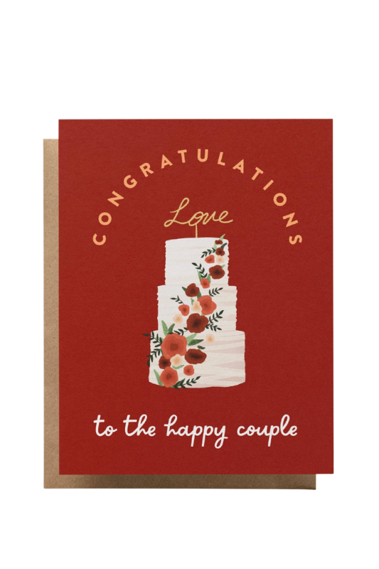 Congratulations To the Happy Couple-Card