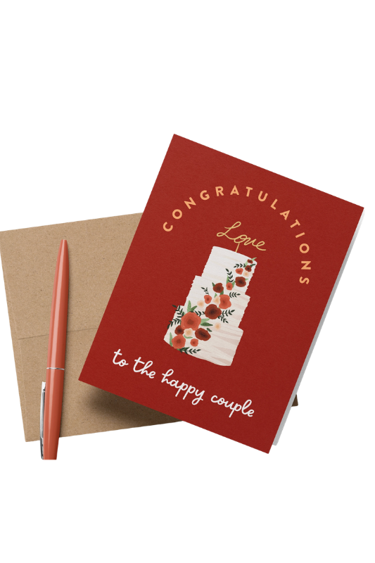 Congratulations To the Happy Couple-Card