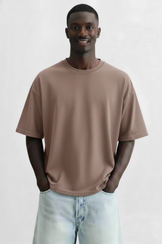 Conley Crew Neck T-Shirt - Brown