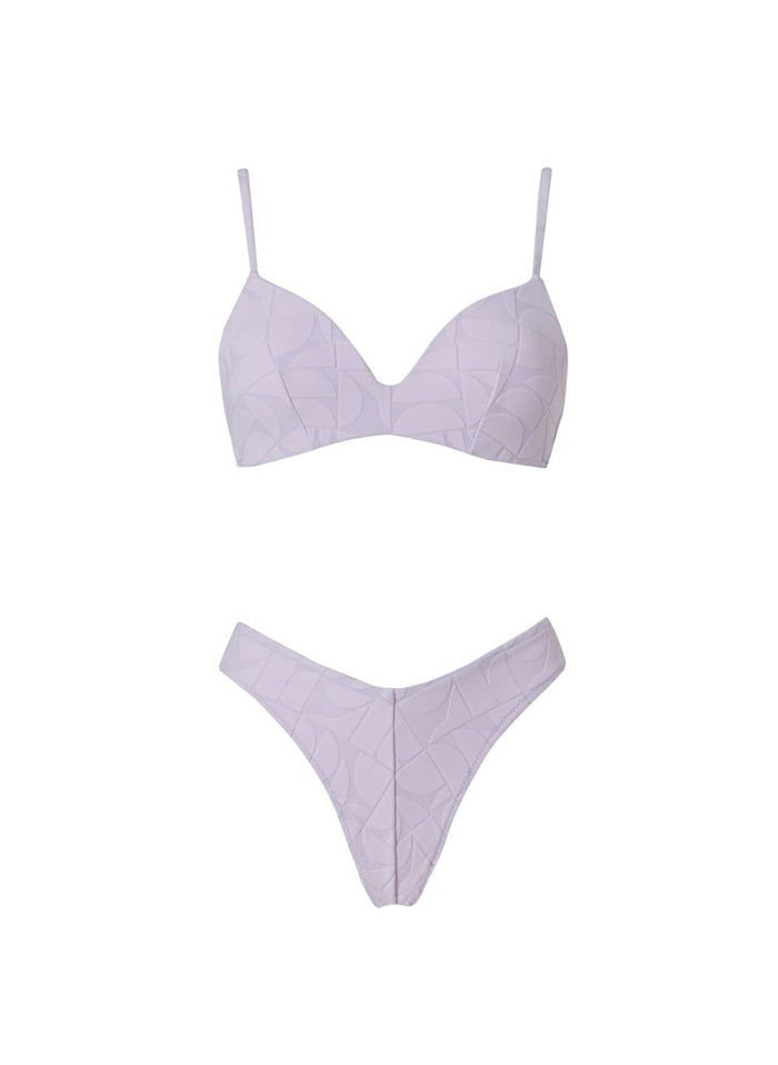 Bikini Stefania Frangista Cooper Cup Bikini Jacquard Purple Apoella