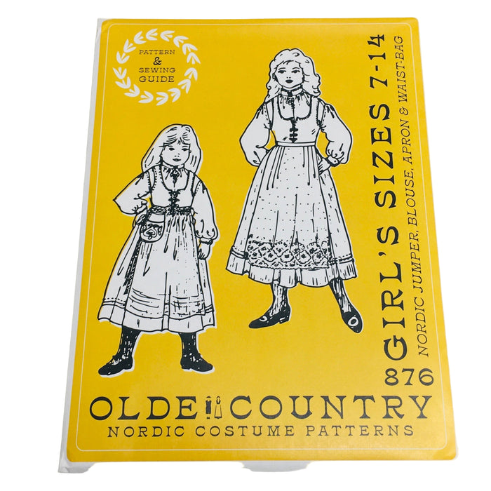 Costume Pattern - Girls sizes 7 - 14