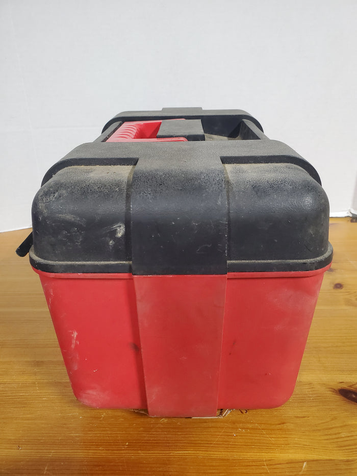 Craftsman Red Plastic Tool Box
