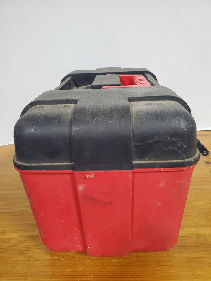 Craftsman Red Plastic Tool Box