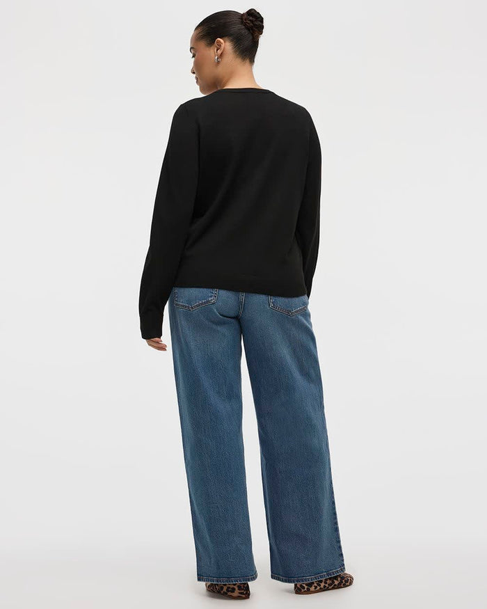 Crew-Neck Cardigan - R Essentials